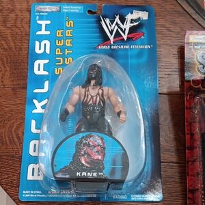 Wrestling Action Figure - Black and Red